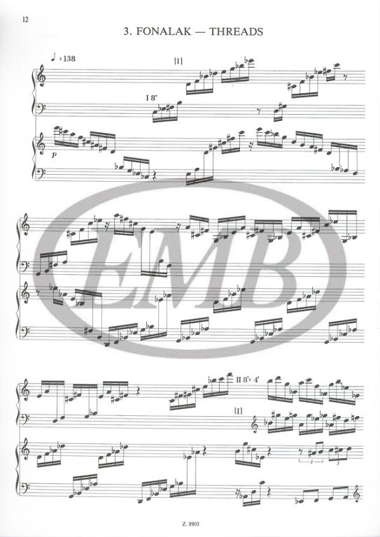 Borsody László Tasks  for harpsichord and piano  sheet music (9790080089033)