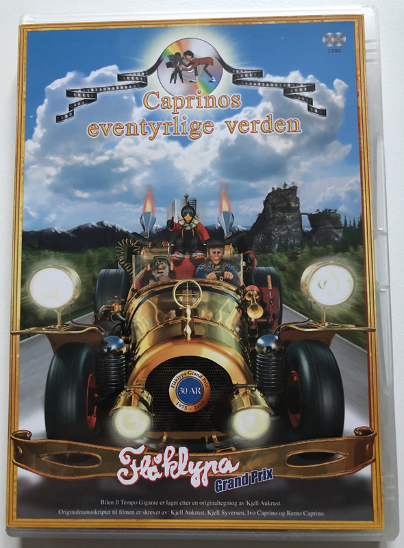 Caprinos eventyrlige verden / Før, under og etter Flåklypa Grand Prix / Before, during and after the Pinchcliffe Grand Prix / 2 Discs / DVD Video (7036988014367)