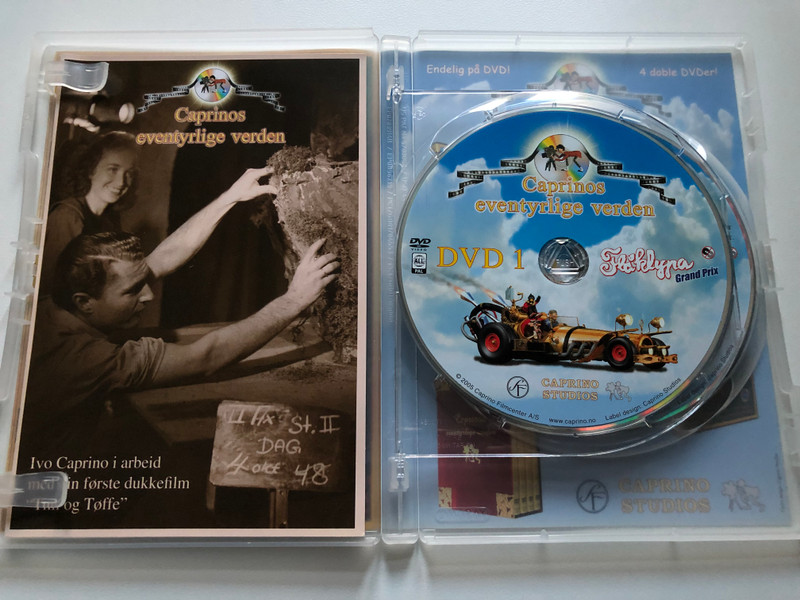 Caprinos eventyrlige verden / Før, under og etter Flåklypa Grand Prix / Before, during and after the Pinchcliffe Grand Prix / 2 Discs / DVD Video (7036988014367)