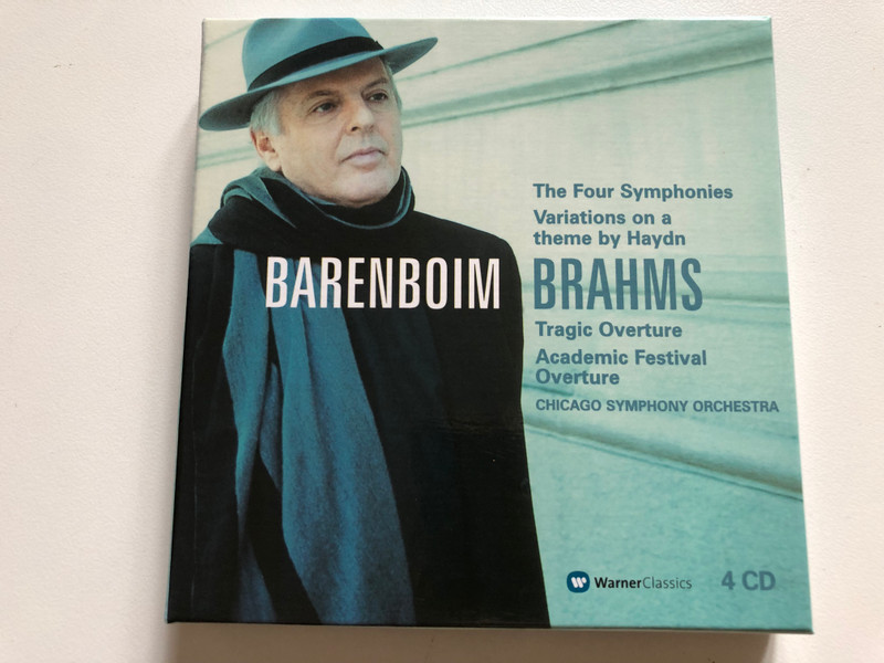 Barenboim -Brahms: The Four Symphonies; Variations on a theme by Haydn; Tragic Overture; Academic Festival Overture - Chicago Symphony Orchestra / Warner Classics 4x Audio CD / 2564 61892-2
