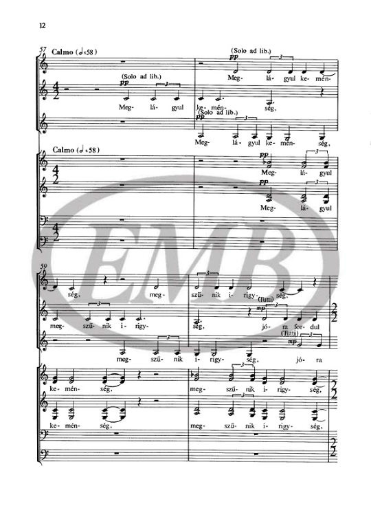 Vántus István: Inventio poetica – Choral Work for Double Chorus | Choral Sheet Music