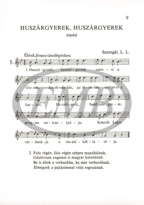 Petőfi csillaga járt felettünk  Daloskönyv  Edited by Balázs Árpád  sheet music (9790080070420)