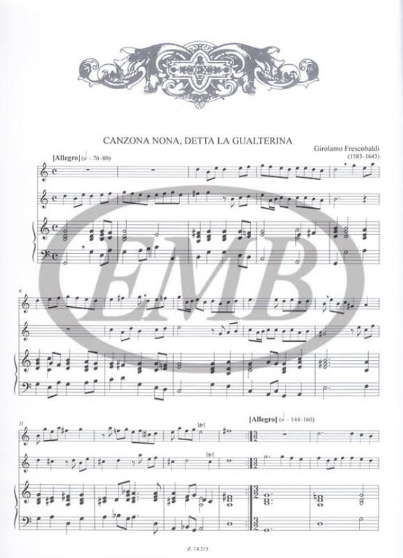 17th-century Italian Chamber Music  for two melody instruments and continuo  Selected and edited with continuo realization by Bali János  sheet music (9790080142134)