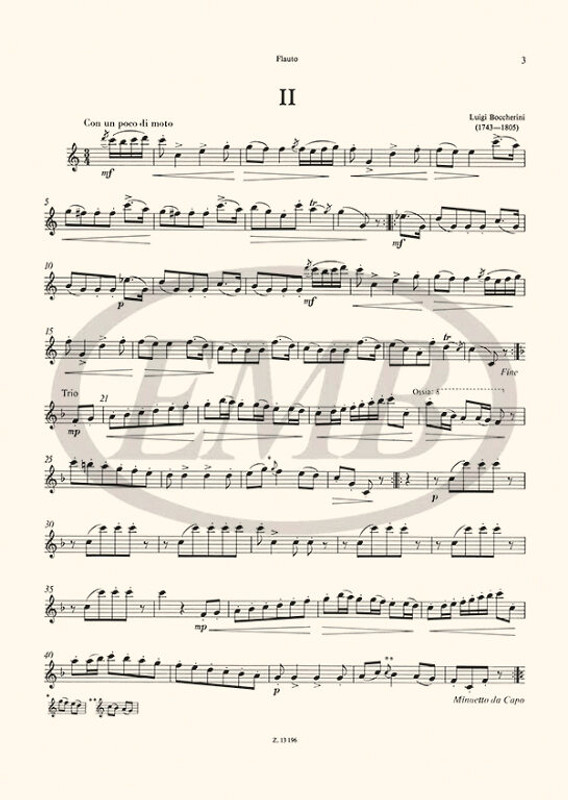 3 MINUETTI  (Telemann, Boccherini, Bizet)  Transcribed and edited by Bántai Vilmos – Bántainé Sipos Éva  sheet music (9790080131961)