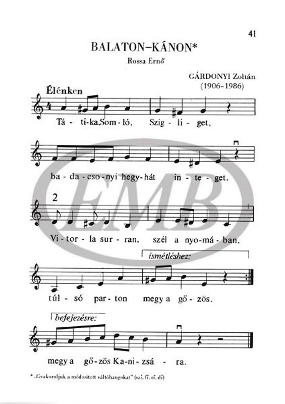 70 Canons  Edited by Bárdos Lajos  sheet music (9790080062333)