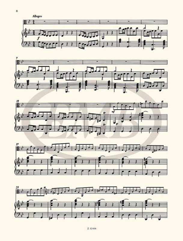 Vivaldi, Antonio Concerto in sol minore, RV 417  per viola e pianoforte (orig. per violoncello, archi e cembalo)  piano score  Edited by Bársony László – Nagy Olivér (9790080126165)