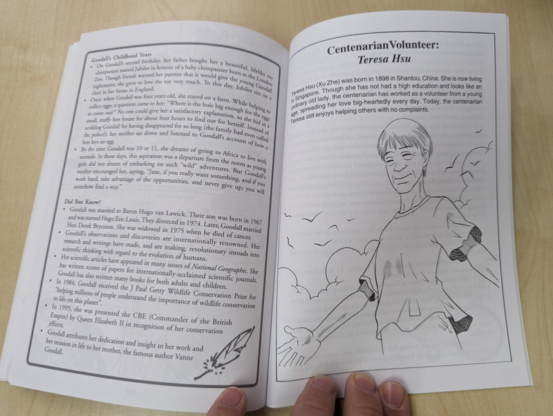 Stories of Compassion  Comic Book Featuring Mother Theresa, Martin Luther King Jr., Florence Nightingale, Teresa Hsu, etc.  ASIAPAC BOOKS  Paperback (9789812295286)