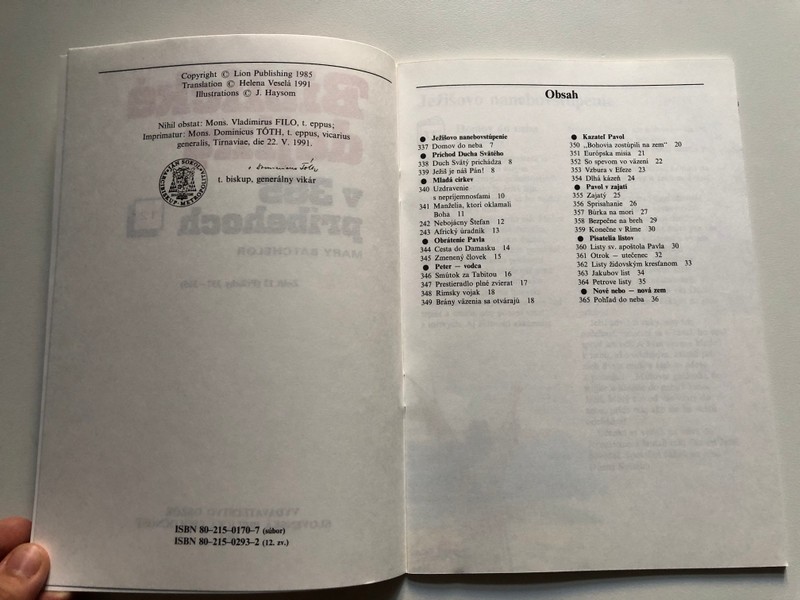 Slovak Children's Bible vol. 12 / Biblické dejiny v 365 príbehoch 12. / Zošit 12 (Pribehy 337-365) / MARY BATCHELOR / VYDAVATEĽSTVO OBZOR SLOVENSKÁ BIBLICKÁ SPOLOČNOSŤ 1994 / Paperback (8021502932)