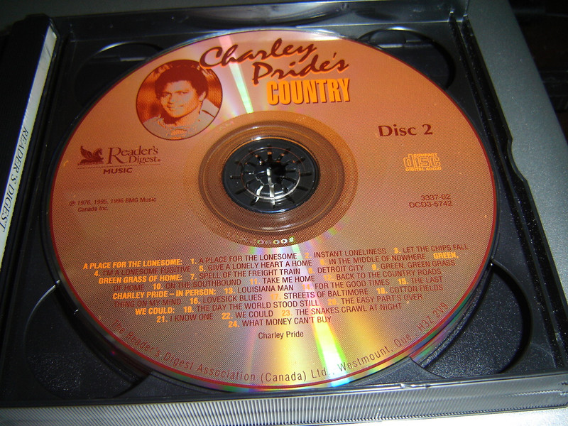 Charley Pride's Country / 3 CD Ultimate Edition / Reader's Digest BMG Canada / 1996