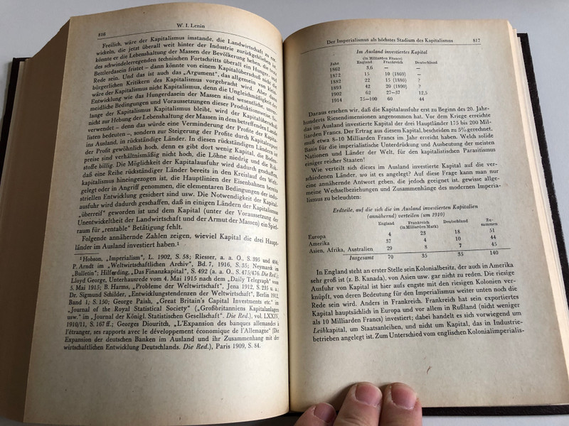 W.I.LENIN / AUSGEWÄHLTE WERKE / BAND I / Institut für Marxismus-Leninismus beim ZK der KPdsU / DIETZ VERLAG BERLIN 1978 / Hardcover 
