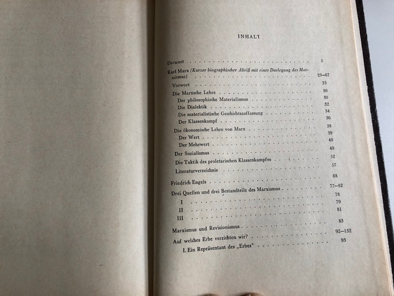 W.I.LENIN / AUSGEWÄHLTE WERKE / BAND I / Institut für Marxismus-Leninismus beim ZK der KPdsU / DIETZ VERLAG BERLIN 1978 / Hardcover 