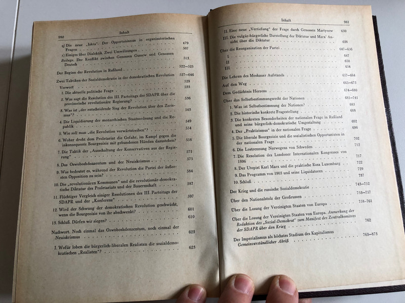 W.I.LENIN / AUSGEWÄHLTE WERKE / BAND I / Institut für Marxismus-Leninismus beim ZK der KPdsU / DIETZ VERLAG BERLIN 1978 / Hardcover 