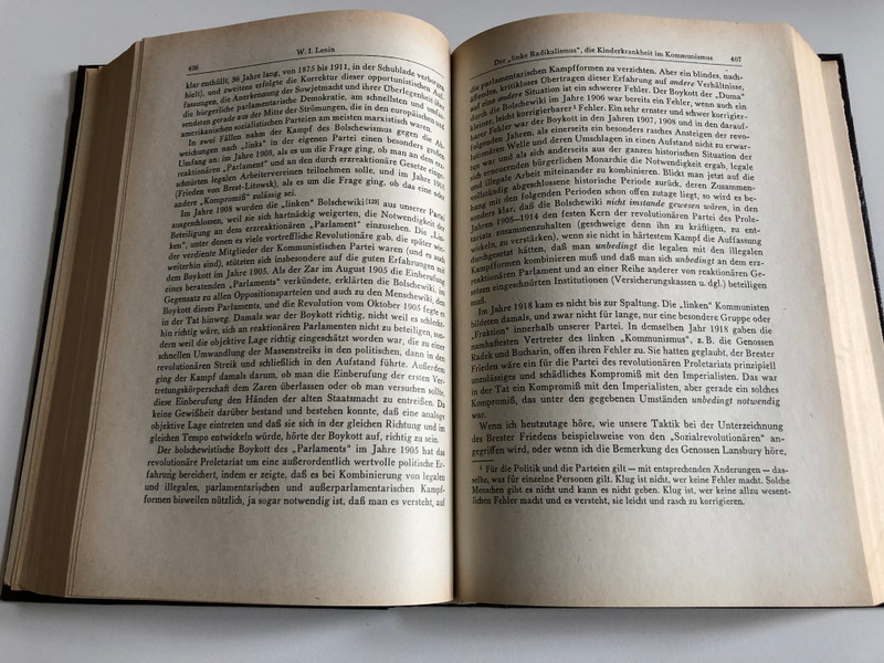 W.I.LENIN / AUSGEWÄHLTE WERKE / BAND III / Institut für Marsismus-Leninismus beina ZK der KPdSU / DIETZ VERLAG BERLIN 1978 / HARDCOVER