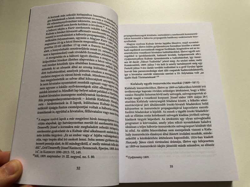 Hazafiúi Szózat a' Magyar Nemességhez (1809) / KISFALUDY SÁNDOR / Forráskiadás / sajtó alá rendezte NAGY ÁGOSTON / retextum / r.e.c.i.t.i / Budapest, 2022 / Paperback (9786156255457)