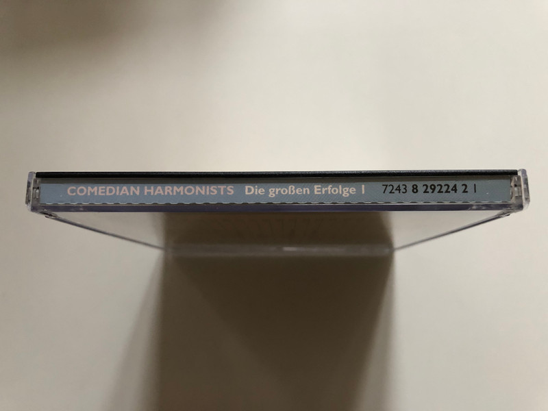 Comedian Harmonists – Die Grossen Erfolge 1 / Von links nach rechts: Robert Biberti, Erich A. Collin, Roman Cycowski, Erwin Bootz, Ari Leschnikoff, Harry Frommermann / Electrola Audio CD 1991 / 724382922421