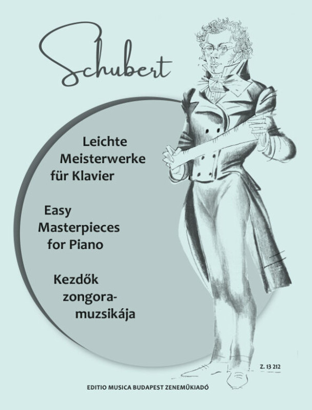 Schubert, Franz EASY MASTERPIECES FOR PIANO  Selected and edited by Csurka Magda  sheet music (9790080132128)