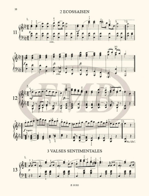 Schubert, Franz EASY MASTERPIECES FOR PIANO  Selected and edited by Csurka Magda  sheet music (9790080132128)