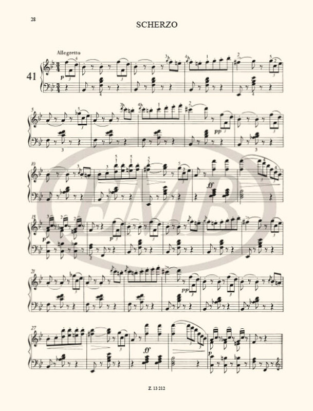 Schubert, Franz EASY MASTERPIECES FOR PIANO  Selected and edited by Csurka Magda  sheet music (9790080132128)