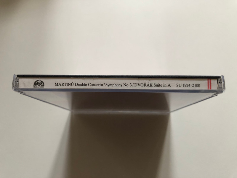 Martinů - Double Concerto; Symphony No. 3; Suite in A - Czech Philharmonic Orchestra, Karel Šejna / Supraphon Audio CD Mono / SU 1924-2 001