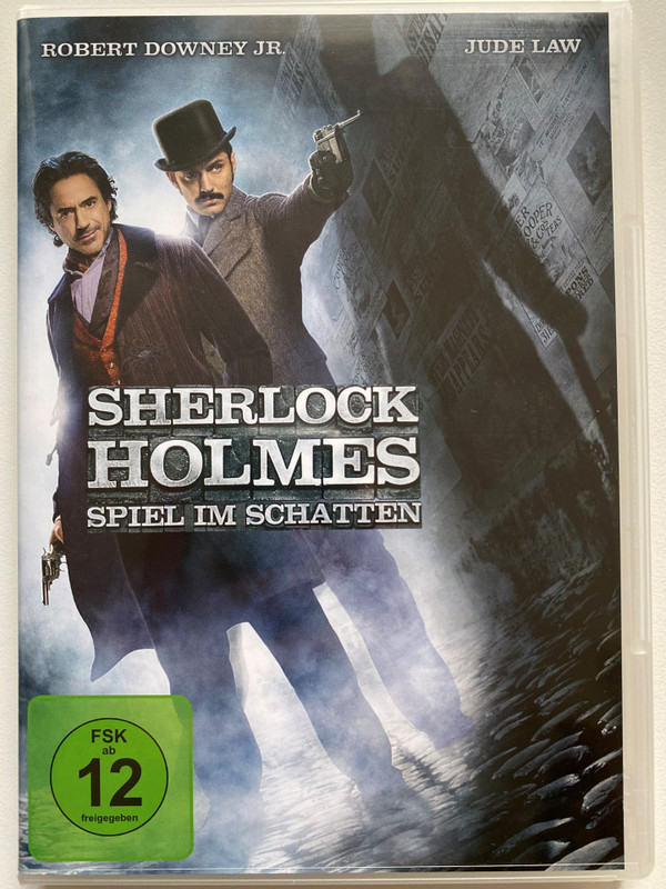 SHERLOCK HOLMES - SPIEL IM SCHATTEN / ROBERT DOWNEY JR., JUDE LAW / DVD Video (5051890091529) 