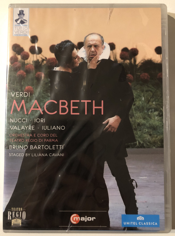 VERDI - MACBETH / NUCCI, IORI, VALAYRE, IULIANO / ORCHESTRA E CORO DEL TEATRO REGIO DI PARMA / BRUNO BARTOLETTI / STAGED BY LILIANA CAVANI / DVD Video (814337012205)