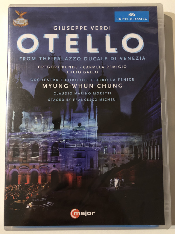 GIUSEPPE VERDI - OTELLO / FROM THE PALAZZO DUCALE DI VENEZIA / GREGORY KUNDE, CARMELA REMIGIO, LUCIO GALLO / UNITEL CLASSICA / DVD Video (814337011659)