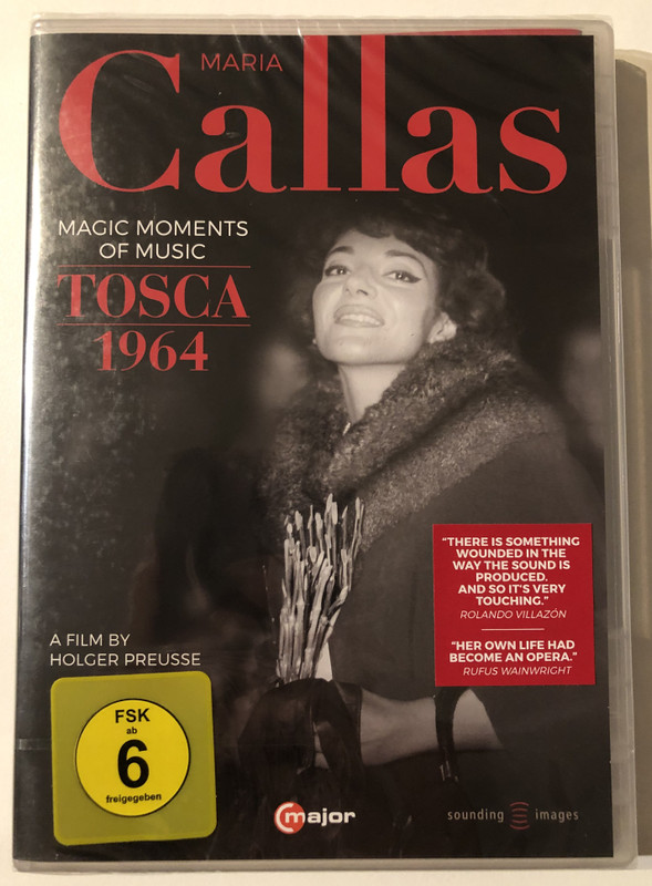 Maria Callas - MAGIC MOMENTS OF MUSIC / TOSCA 1964 / A FILM BY HOLGER PREUSSE / A FILM BY HOLGER PREUSSE / major / DVD Video (814337014506)