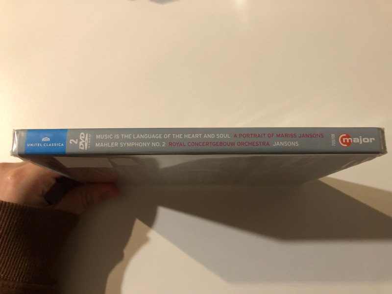 MUSIC IS THE LANGUAGE OF THE HEART AND SOUL / A PORTRAIT OF MARISS JANSONS / A FILM BY ROBERT NEUMÜLLER / MAHLER SYMPHONY NO. 2 / RESURRECTION, AUFERSTEHUNGS-SYMPHONIE / ROYAL CONCERTGEBOUW ORCHESTRA / MARISS JANSONS / DVD Video (814337010973) 
