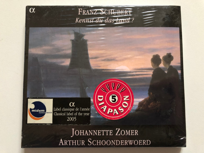 Franz Schubert: Kennst Du Das Land ? - Johannette Zomer, Arthur Schoonderwoerd / Alpha Productions Audio CD 2003 / Alpha 044