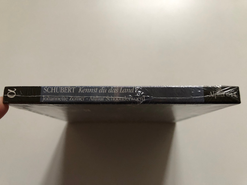 Franz Schubert: Kennst Du Das Land ? - Johannette Zomer, Arthur Schoonderwoerd / Alpha Productions Audio CD 2003 / Alpha 044