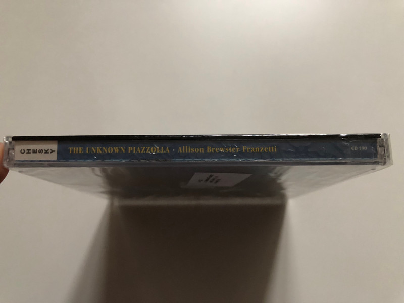Allison Brewster Franzetti (piano) – The Unknown Piazzolla: Sonata Op. 7 (1945), Suite No. 2, Suite Op. 2, Tanguango, and others works / Chesky Records Audio CD 1999 / CD 190