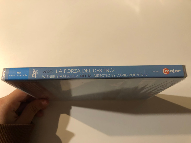 La forza del destino - Giuseppe Verdi / Chor und Orchester der Wiener Staatsoper / ZUBIN MEHTA / Directed by David Pountney / Unitel Classica / major / DVD Video (814337010812)