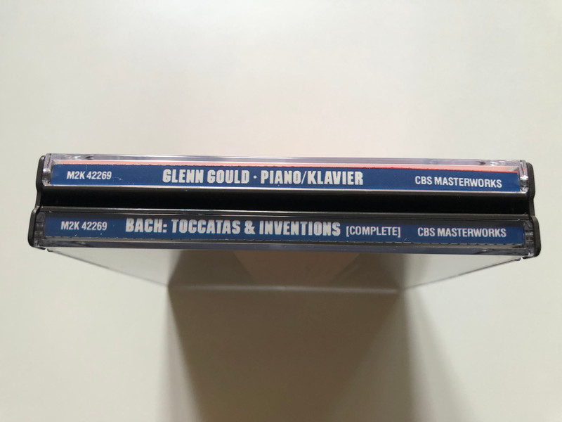 Glenn Gould - Bach: The Toccatas & Inventions / CBS Masterworks 2x Audio CD 1987 / M2K 42269