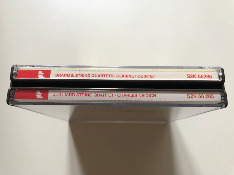 Johannes Brahms - String Quartets Op. 51 & Op. 67; Clarinet Quartet, Op. 115 - Juilliard String Quartet, Charles Neidich (clarinet) / Sony Classical 2x Audio CD 1995 / S2K 66285