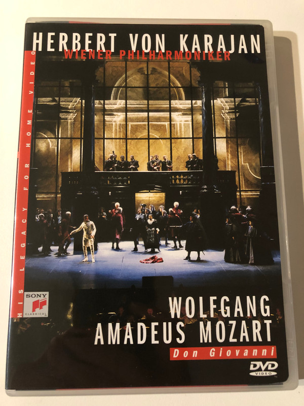 WOLFGANG AMADEUS MOZART - Don Giovanni / HERBERT VON KARAJAN - WIENER PHILHARMONIKER / SONY MUSIC ENTERTAINMENT / DVD Video (074644638394)