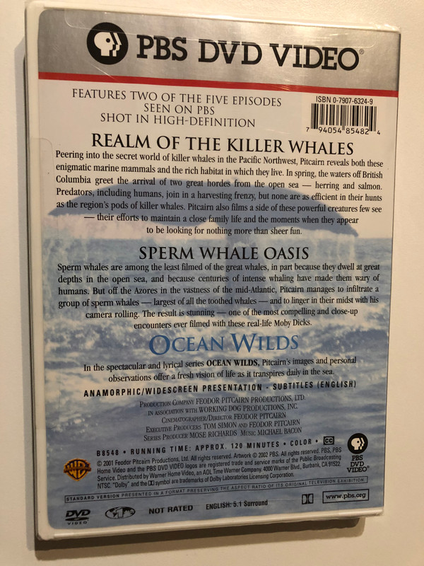 REALM of the KILLER WHALES - SPERM WHALE OASIS / OCEAN WILDS / PBS DVD VIDEO / DVD Video (794054854824)