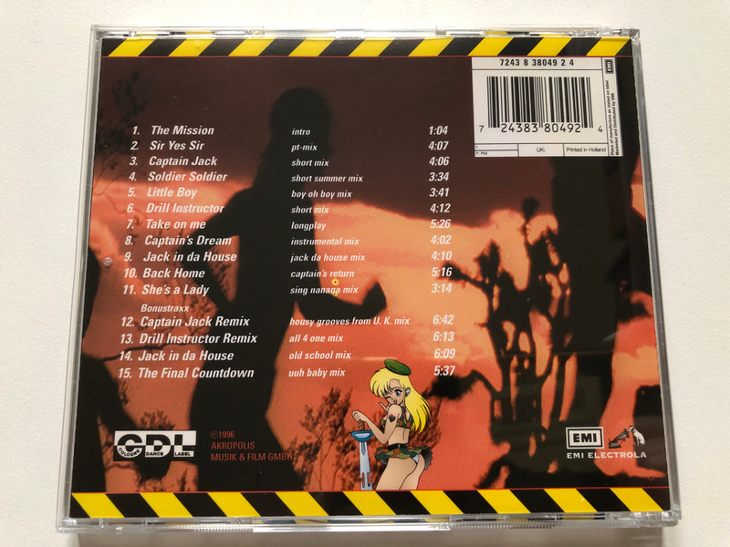 Captain Jack – The Mission / EMI Electrola Audio CD 1996 / 724383804924