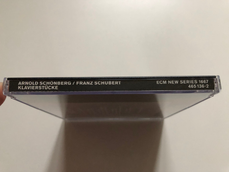 Arnold Schönberg, Franz Schubert - Klavierstücke / ECM Records Audio CD 1999 / ECM 1667