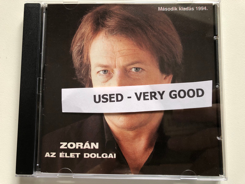 Zorán – Az Élet Dolgai / Masodik kiadas 1994. / Rákóczi Audio CD / RDC 019