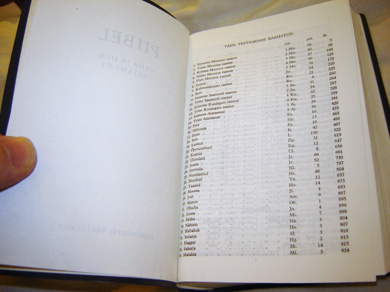 Estonian Bible / PIIBEL VANA JA UUS TESTAMENT / PIIBLISELTSI VALJAANNE / R043