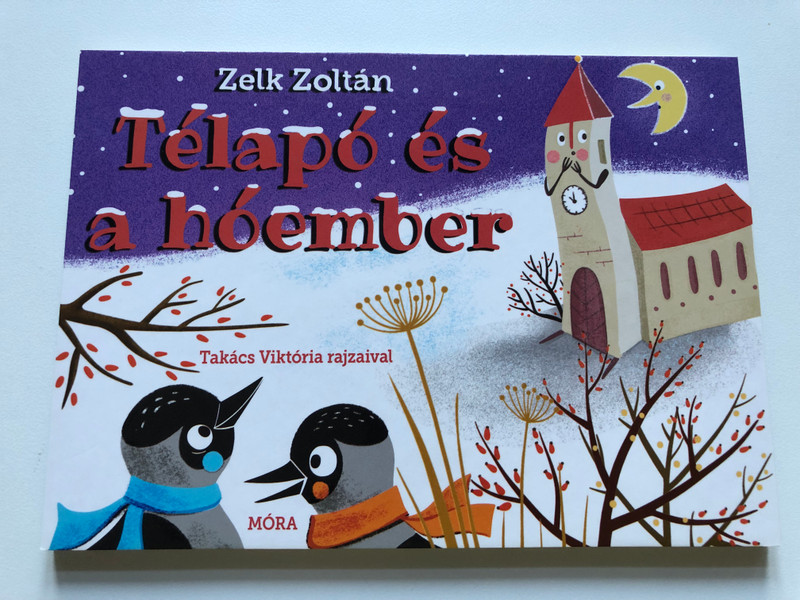Télapó és a hóember - Leporelló / Zelk Zoltán / Takács Viktória rajzaival / Móra Könyvkiadó, 2023 / Hardcover (9789636034238)