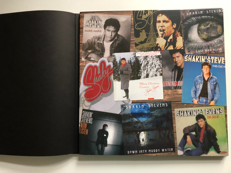 SHAKIN' STEVENS... FIRE IN THE BLOOD / THE DEFINITIVE COLLECTION / THE DELUXEBOOKPACK / Hardcover (4050538608212)