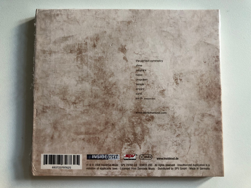 Demians – Building An Empire / Inside Out Music Audio CD 2008 / IOMCD 293