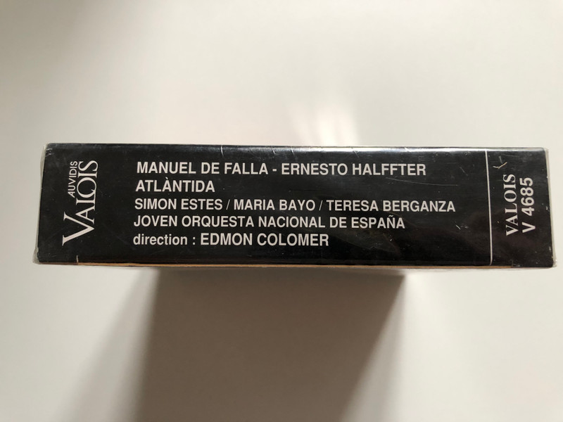 Manuel De Falla, Ernesto Halffter: Atlántida - Simon Estes, María Bayo, Teresa Berganza, Joven Orquesta Nacional de España, Direction: Edmon Colomer / Auvidis Valois 2x Audio CD 1993 / V 4685