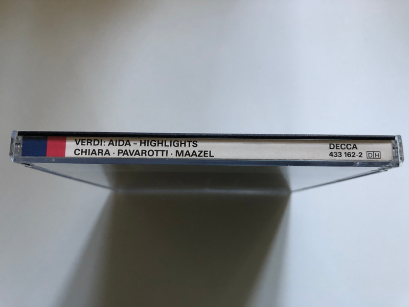 Verdi: Aida (Highlights) - Chiara, Pavarotti, Dimitrova, Nucci, Burchuladze, Orchestra E Coro Del Teatro Alla Scala, Lorin Maazel / Decca Audio CD 1991 / 433 162-2 