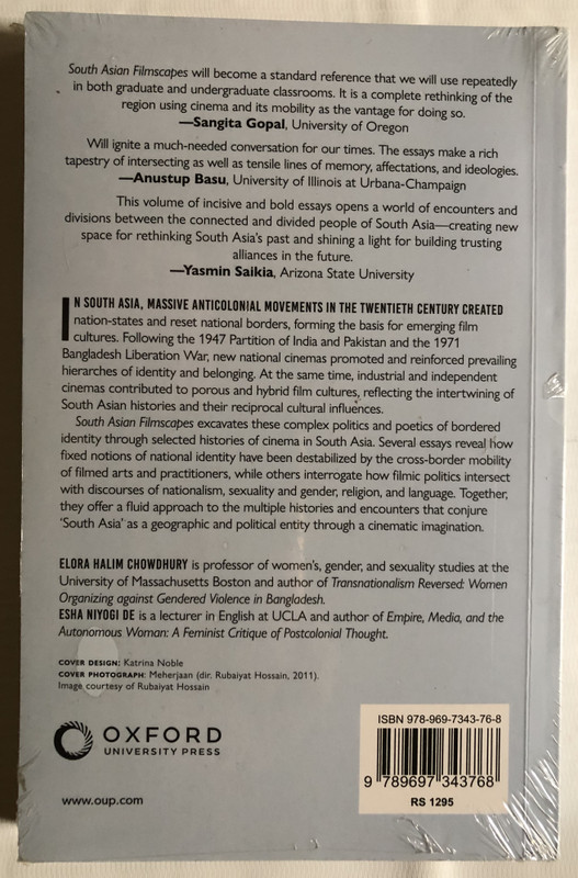 SOUTH ASIAN FILMSCAPES - TRANSREGIONAL ENCOUNTERS / EDITED BY ELORA HALIM CHOWDHURY AND ESHA NIYOGI DE / OXFORD UNIVERSITY PRESS / Paperback (9789697343768)