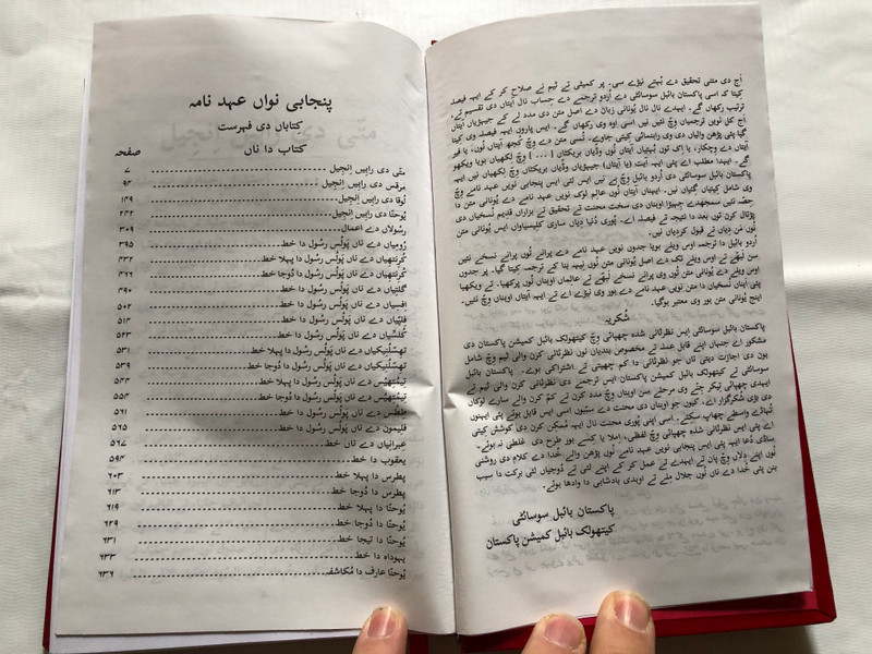 Punjabi New Testament Revised 2020 Edition / Pakistan (9789692059273)