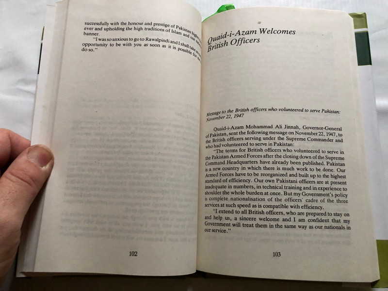 QUAID-E-AZAM - MOHAMMAD ALI JINNAH / Speech and Statements, 1947-48 / Forward by: Benazir Bhutto / PEACE PUBLICATIONS / Hardcover (9789699988677)