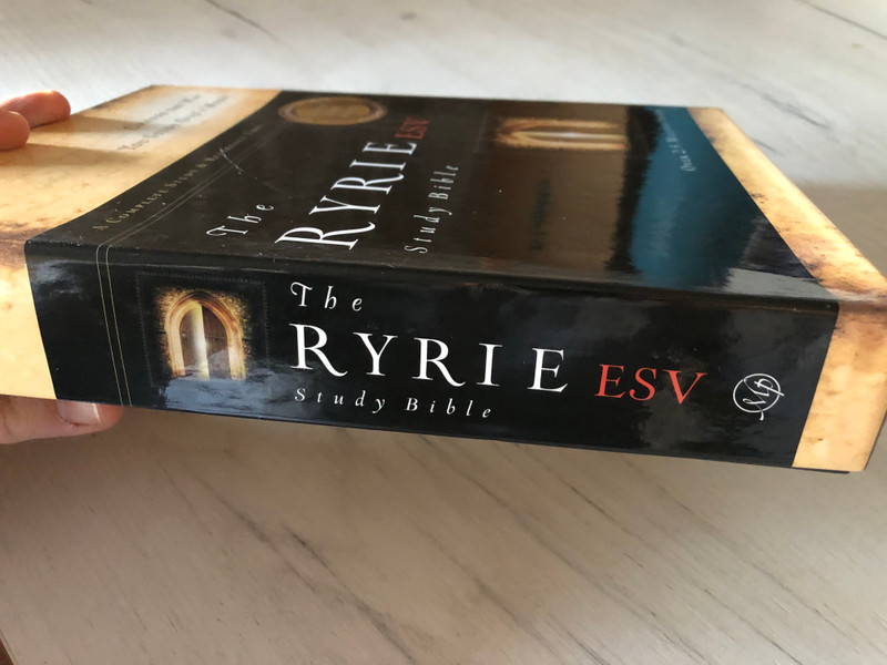 The RYRIE Study Bible - ESV  A COMPLETE STUDY & REFERENCE TOOL  CHANGE THE WAY YOU STUDY GOD'S WORD  OVER 2.6 MILLION SOLD  MOODY PUBLISHERS  Red Letter Edition  Black Bonded Leather (9780802475640)