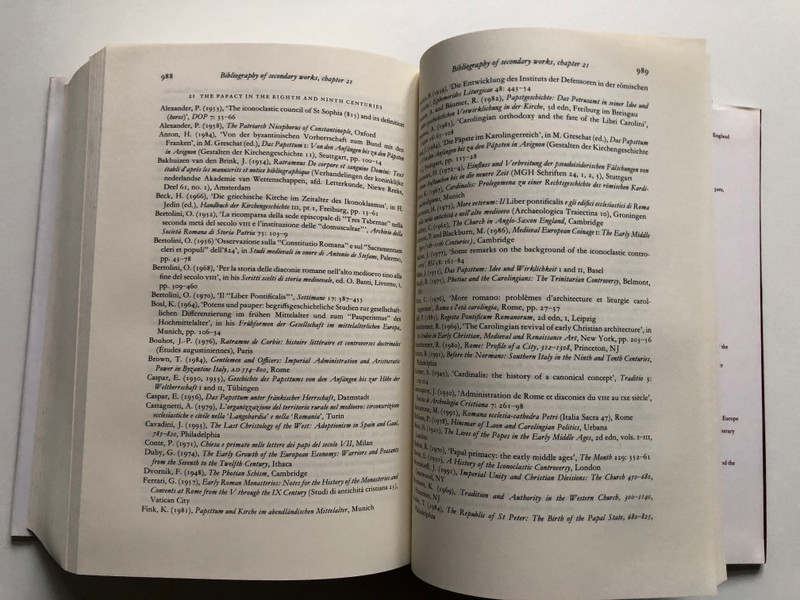 THE NEW CAMBRIDGE MEDIEVAL HISTORY II c.700-c.900 / EDITED BY ROSAMOND MCKITTERICK / Cambridge University Press, 1995 / Hardcover (9780521362924)